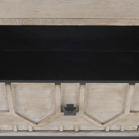 Genevieve II Light Brown Fir Veneer 9 Drawer Sideboard from Mercana - Luna Furniture