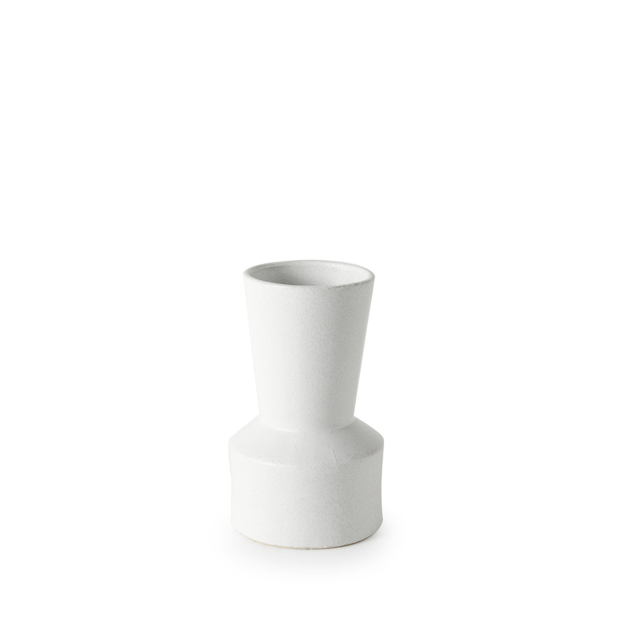 Laforge 9.4H Small White Ceramic Vase from Mercana - Luna Furniture
