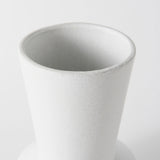 Laforge 9.4H Small White Ceramic Vase from Mercana - Luna Furniture
