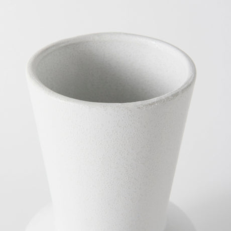 Laforge 9.4H Small White Ceramic Vase from Mercana - Luna Furniture