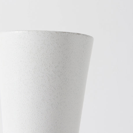 Laforge 9.4H Small White Ceramic Vase from Mercana - Luna Furniture