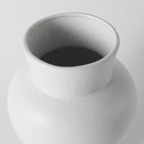 Laforge 10.8H Medium White Ceramic Vase from Mercana - Luna Furniture
