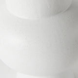 Laforge 10.8H Medium White Ceramic Vase from Mercana - Luna Furniture