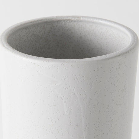 Laforge 17.3H White Ceramic Vase from Mercana - Luna Furniture