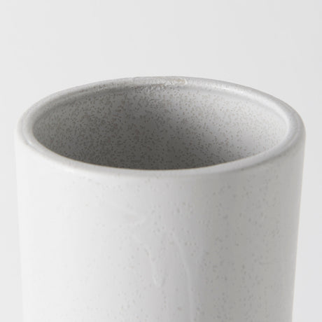 Laforge 17.3H White Ceramic Vase from Mercana - Luna Furniture