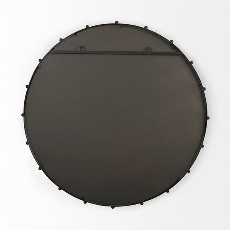 Elena III Large Black Wall Mirror from Mercana - Luna Furniture