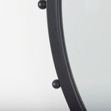 Elena III Large Black Wall Mirror from Mercana - Luna Furniture