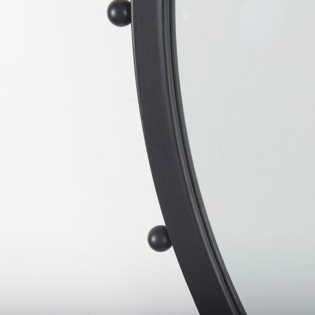 Elena III Large Black Wall Mirror from Mercana - Luna Furniture