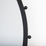 Elena III Large Black Wall Mirror from Mercana - Luna Furniture
