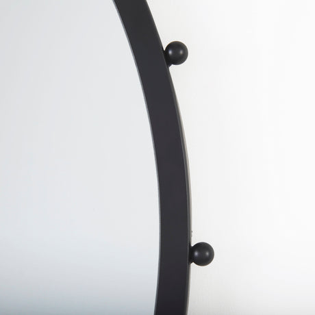 Elena III Large Black Wall Mirror from Mercana - Luna Furniture