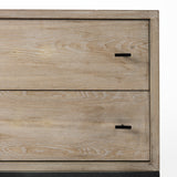 Ciara 32L x 16W Beige Fir Veneer 2 Drawer Accent Cabinet from Mercana - Luna Furniture