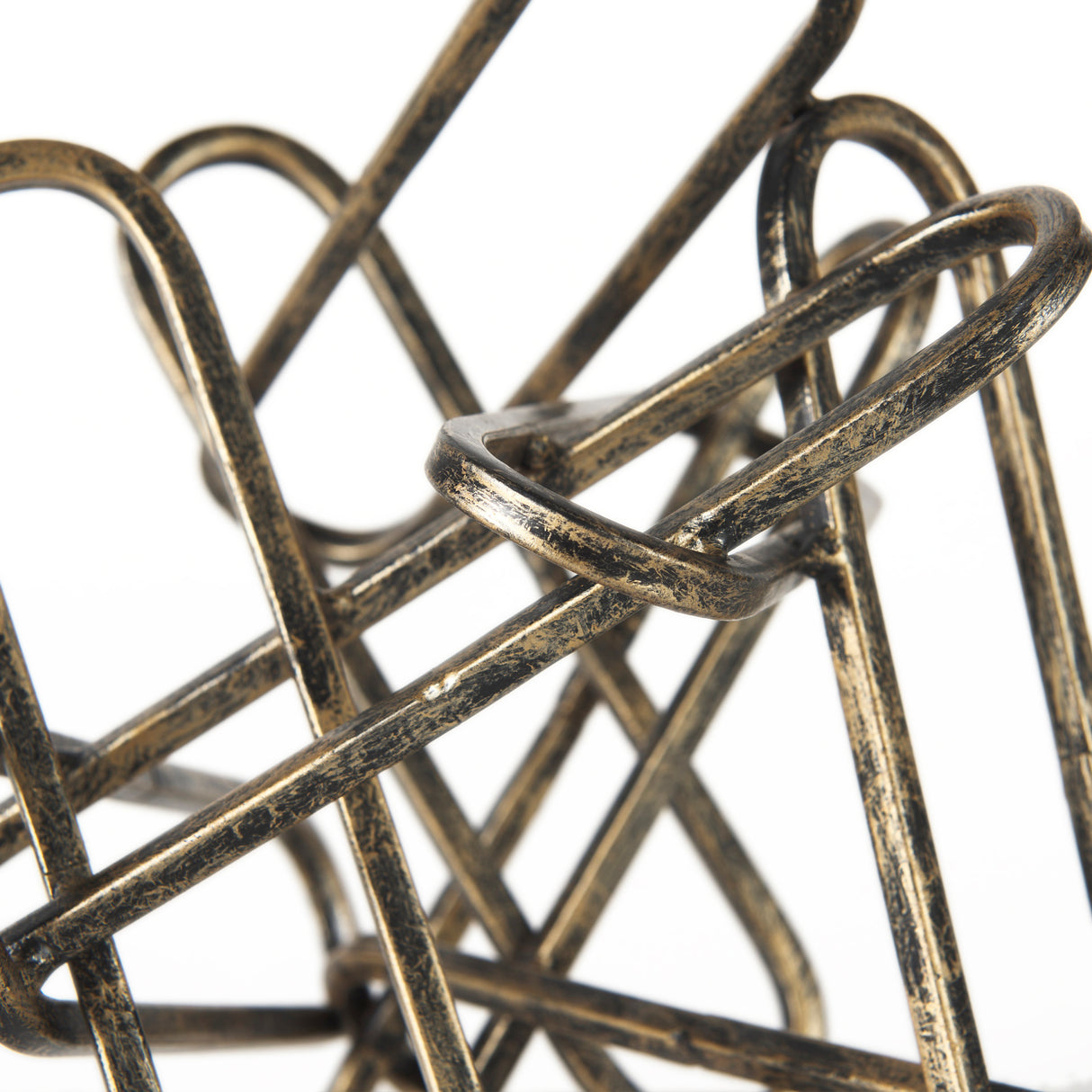 Henderson II 10L x 12W Gold Metal Paperclip Object from Mercana - Luna Furniture