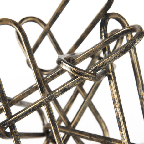 Henderson II 10L x 12W Gold Metal Paperclip Object from Mercana - Luna Furniture