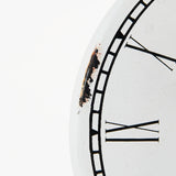 Harriet White/Bronze Metal Table Clock from Mercana - Luna Furniture