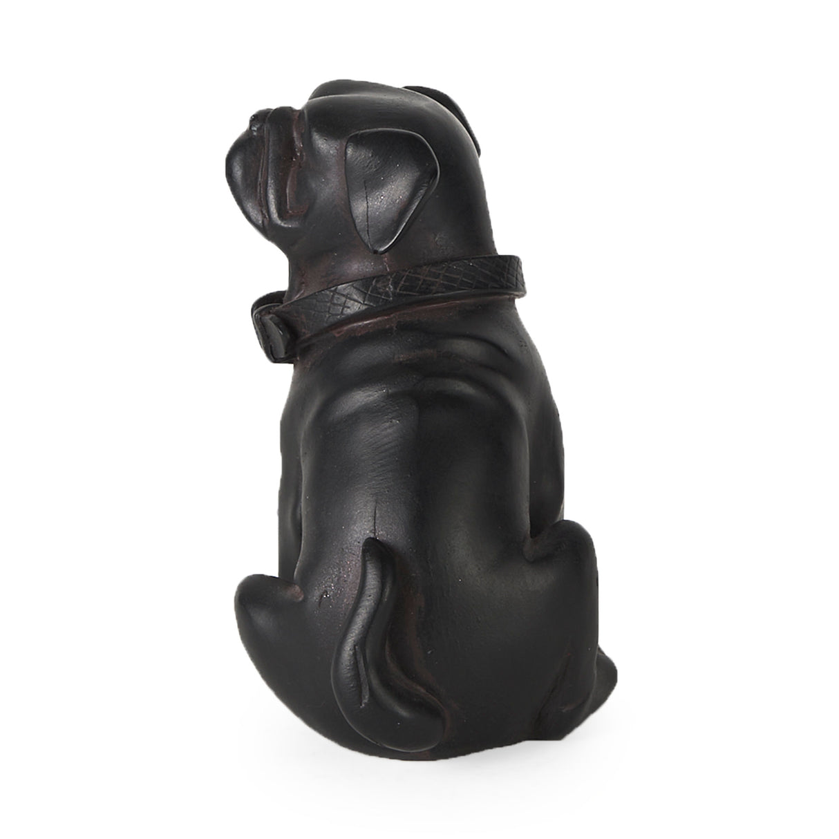 Cadence 4L x 5W Black Resin Pug Dog from Mercana - Luna Furniture