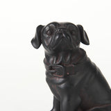 Cadence 4L x 5W Black Resin Pug Dog from Mercana - Luna Furniture