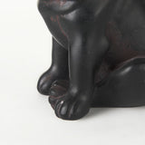 Cadence 4L x 5W Black Resin Pug Dog from Mercana - Luna Furniture