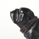 Hugo 5L x 13W Black Resin Bulldog from Mercana - Luna Furniture