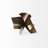 Francesca Antique Gold Metal Sculptural Decorative Object from Mercana - Luna Furniture