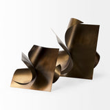 Francesca Antique Gold Metal Sculptural Decorative Object from Mercana - Luna Furniture