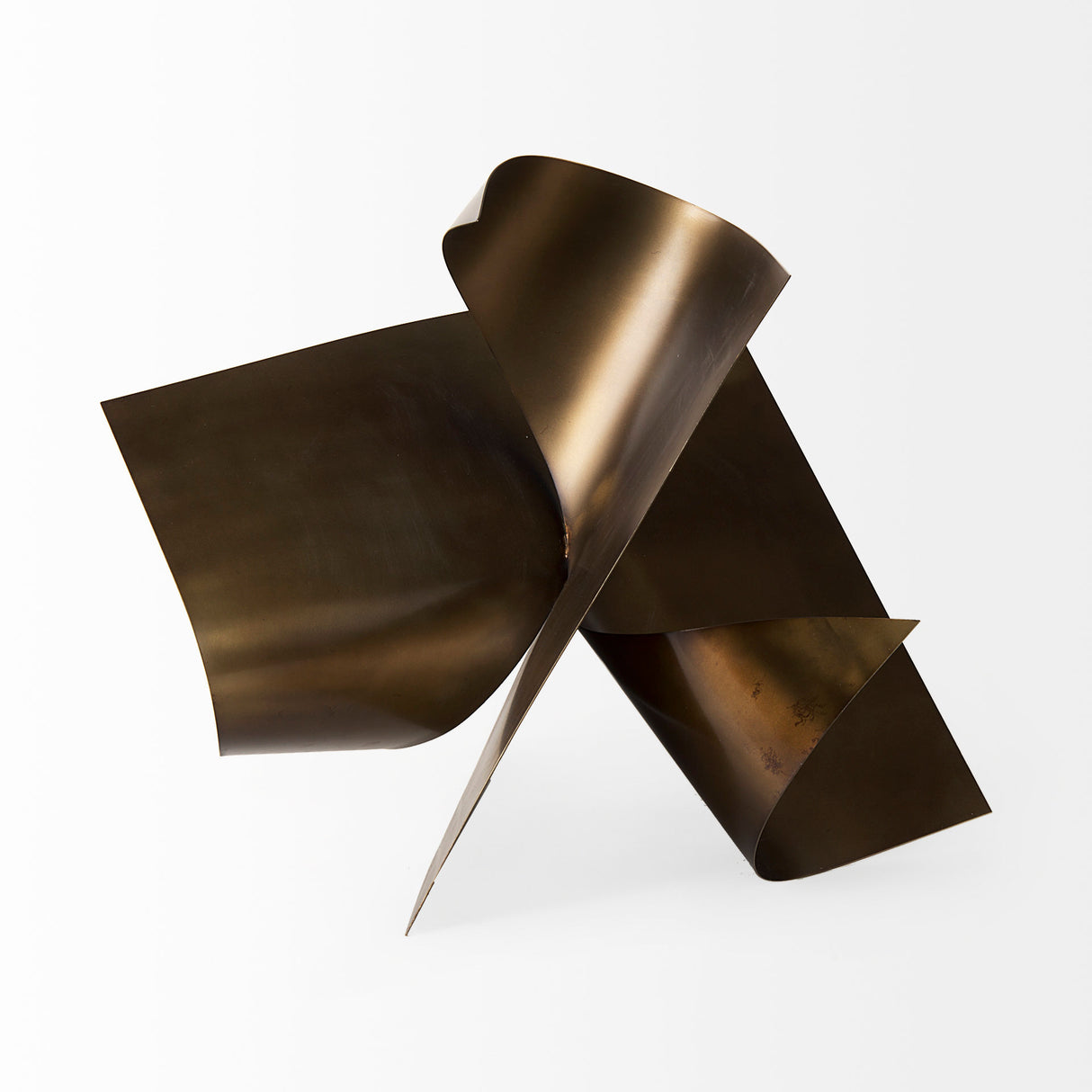 Francesca 18.1L x 18.1W x 18.1H Antique Gold Metal Sculptural Decorative Object from Mercana - Luna Furniture