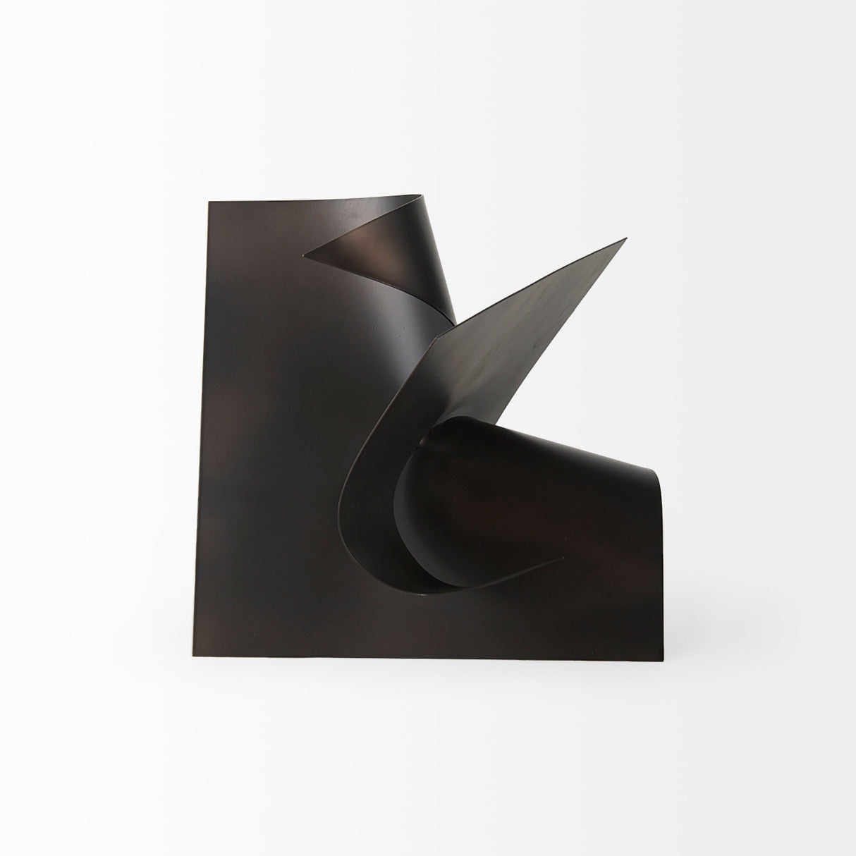 Francesca 11.8L x 11.8W x 11.8H Black Metal Sculptural Decorative Object from Mercana - Luna Furniture