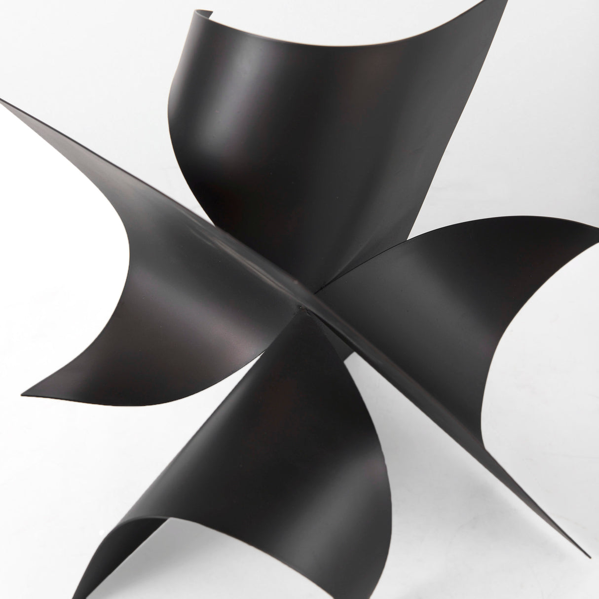 Francesca 11.8L x 11.8W x 11.8H Black Metal Sculptural Decorative Object from Mercana - Luna Furniture