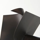 Francesca 11.8L x 11.8W x 11.8H Black Metal Sculptural Decorative Object from Mercana - Luna Furniture