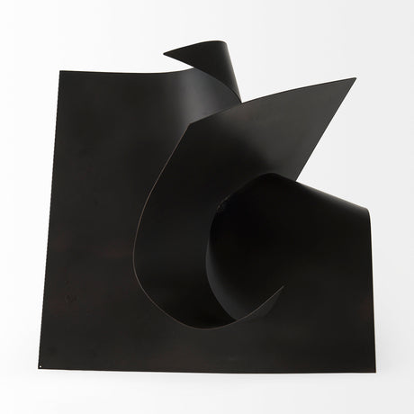 Francesca 18.1L x 18.1W x 18.1H Black Metal Sculptural Decorative Object from Mercana - Luna Furniture