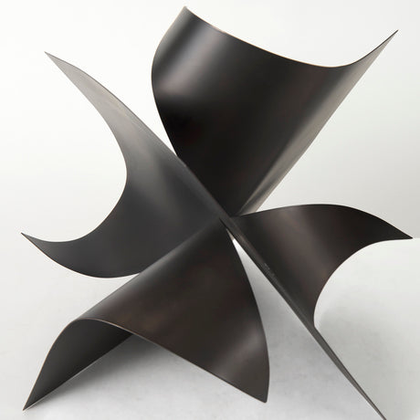 Francesca 18.1L x 18.1W x 18.1H Black Metal Sculptural Decorative Object from Mercana - Luna Furniture