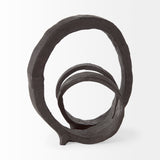 Stanislaw II Black Metal Infinite Ribbon Sculpture from Mercana - Luna Furniture