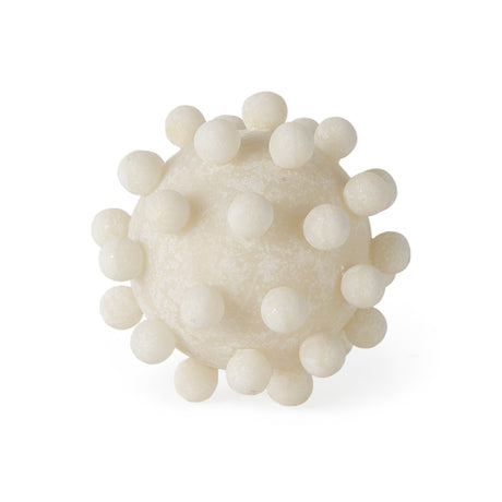 Malo 4.7L x 4.7W x 4.7H Cream Resin Small Sphere Decorative Object from Mercana - Luna Furniture