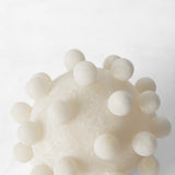 Malo 4.7L x 4.7W x 4.7H Cream Resin Small Sphere Decorative Object from Mercana - Luna Furniture