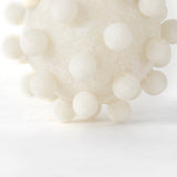 Malo 4.7L x 4.7W x 4.7H Cream Resin Small Sphere Decorative Object from Mercana - Luna Furniture