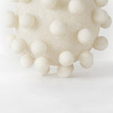 Malo 5.9L x 5.9W x 5.9H Cream Resin Large Sphere Decorative Object from Mercana - Luna Furniture