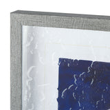 Sea Turtle Shadow I by Grace Popp a Hand Embellished Textured Framed Art Print Matted under Glass from Mercana - Luna Furniture