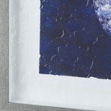 Sea Turtle Shadow I by Grace Popp a Hand Embellished Textured Framed Art Print Matted under Glass from Mercana - Luna Furniture
