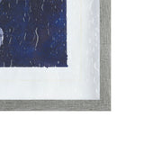 Sea Turtle Shadow II by Grace Popp a Hand Embellished Textured Framed Art Print Matted under Glass from Mercana - Luna Furniture
