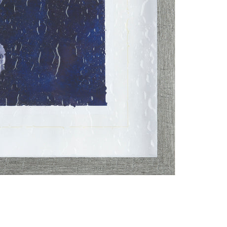 Sea Turtle Shadow II by Grace Popp a Hand Embellished Textured Framed Art Print Matted under Glass from Mercana - Luna Furniture