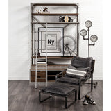 London Eye 3L x 25W Black Metal London Eye Replica from Mercana - Luna Furniture