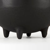 Cyrus Black Spherical Vase Decorative Object from Mercana - Luna Furniture