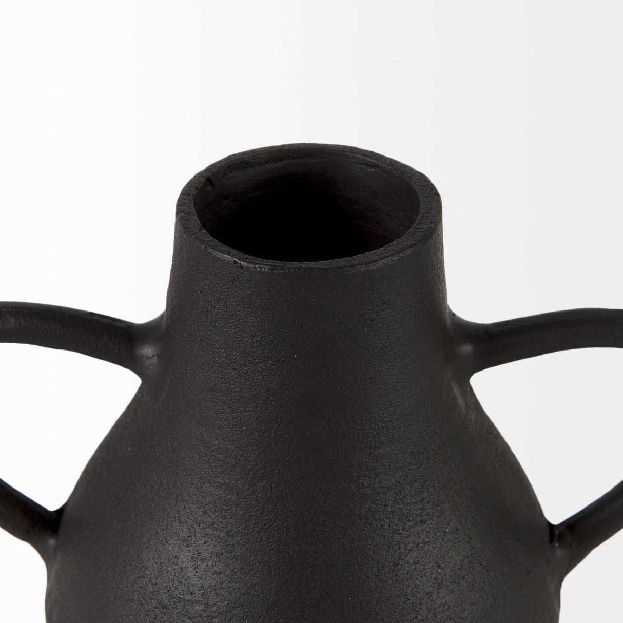 Cyrus Black Two handled Vase Decorative Object from Mercana - Luna Furniture