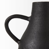 Cyrus Black Two handled Vase Decorative Object from Mercana - Luna Furniture