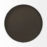 Melissa 28.5" Medium Round Gold Metal Wall Mirror from Mercana - Luna Furniture
