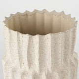 Cardon 14.4H Cream Ceramic Vase from Mercana - Luna Furniture