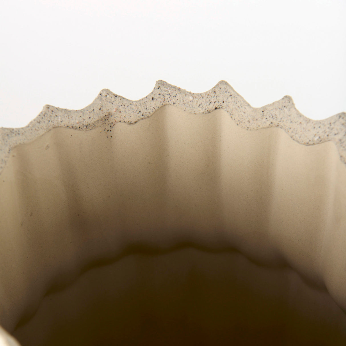 Cardon 23.0H Cream Ceramic Vase from Mercana - Luna Furniture