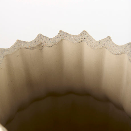 Cardon 23.0H Cream Ceramic Vase from Mercana - Luna Furniture