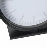 Marian 11.0L x 3.1W x 11.0H Black Studded Round Table Clock from Mercana - Luna Furniture