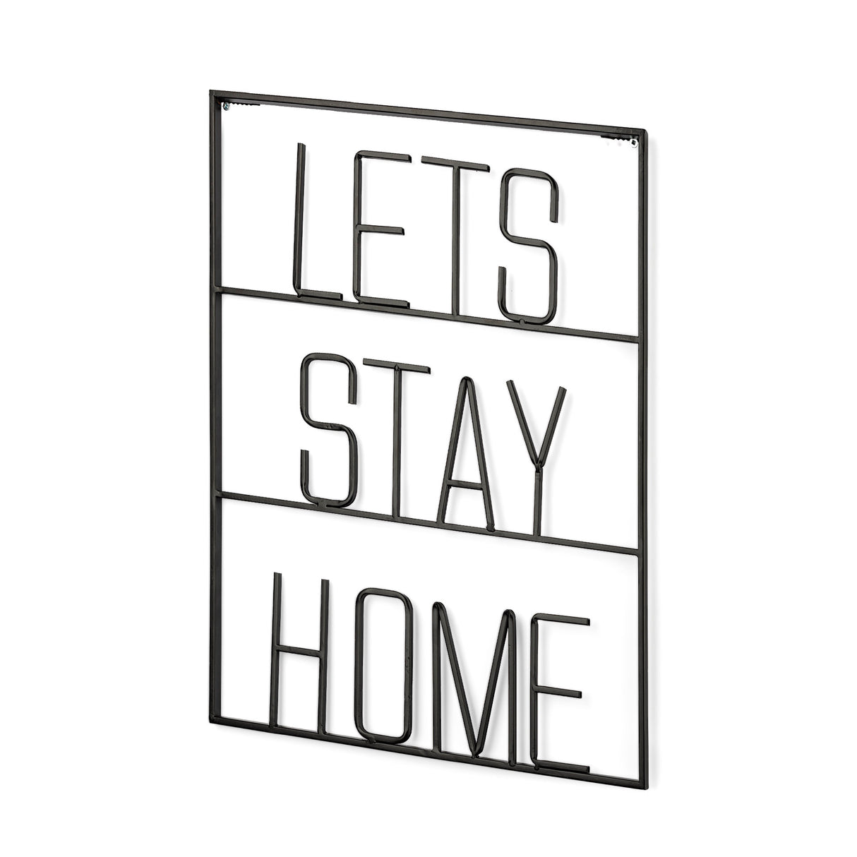 Let's Stay Home Sign from Mercana - Luna Furniture