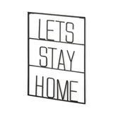 Let's Stay Home Sign from Mercana - Luna Furniture
